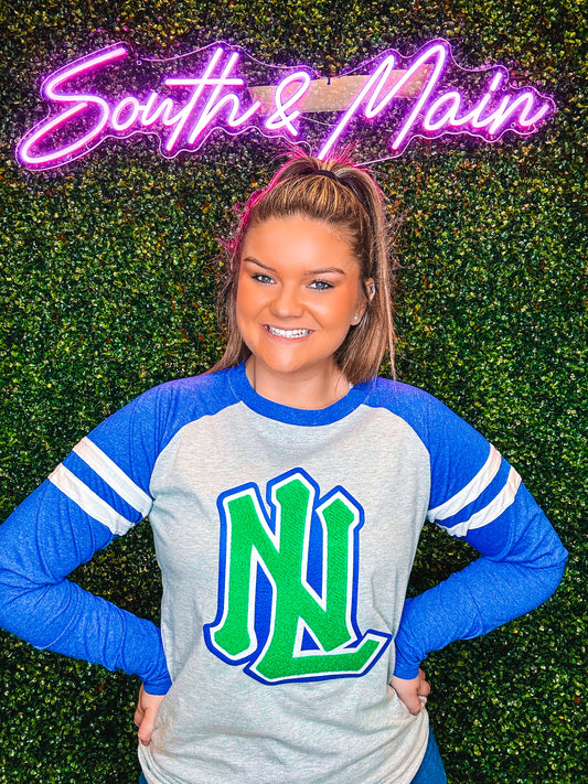 North Laurel Chenille Raglan Long Sleeve Shirt