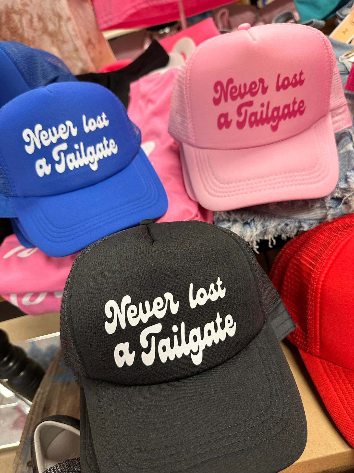 Never lost a Tailgate Trucker Hat