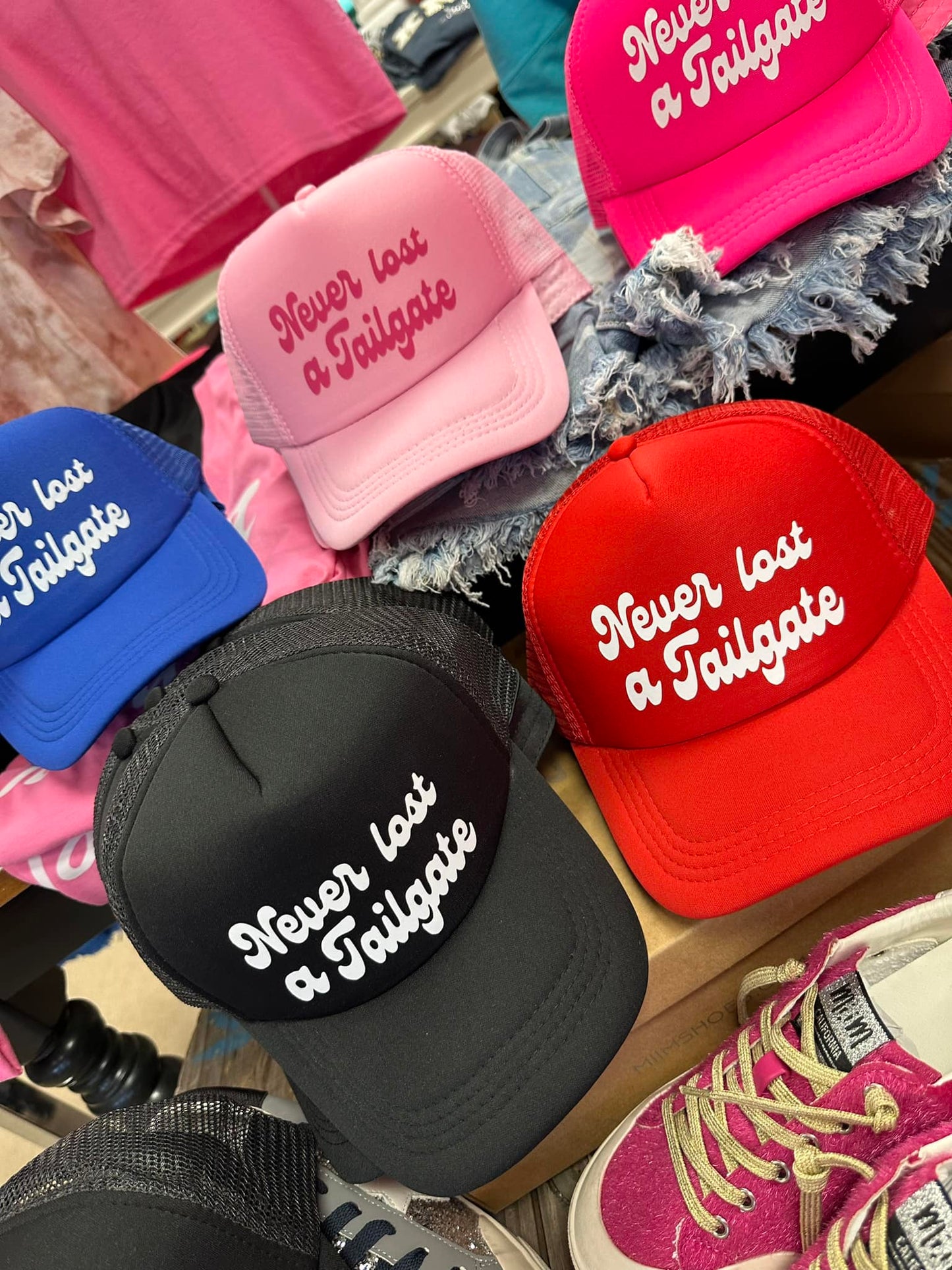 Never lost a Tailgate Trucker Hat