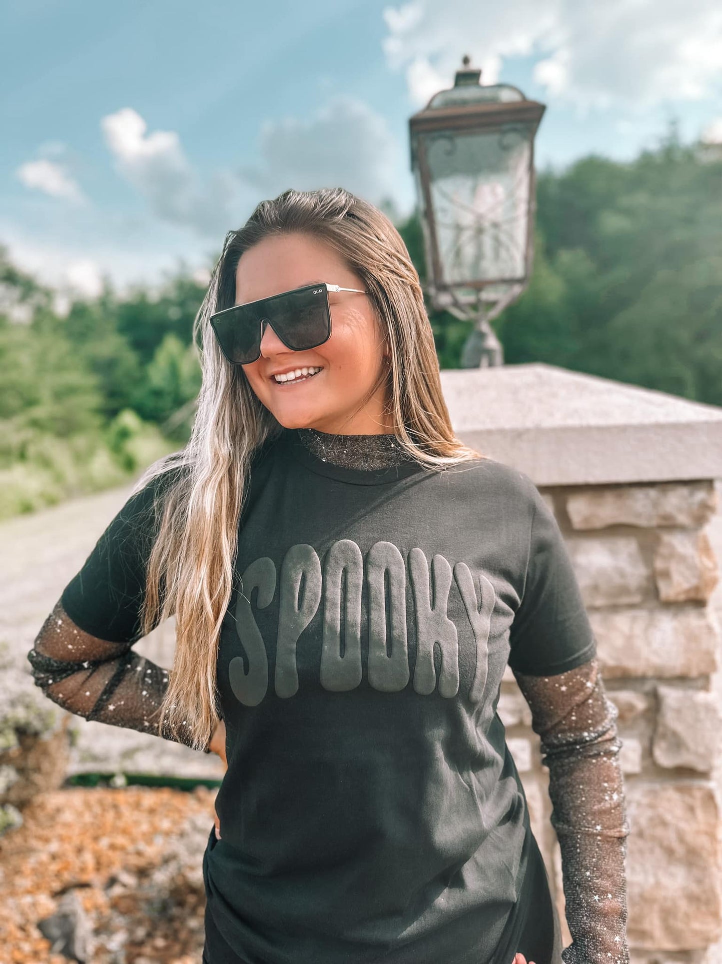 SPOOKY PUFF T-Shirt - Black
