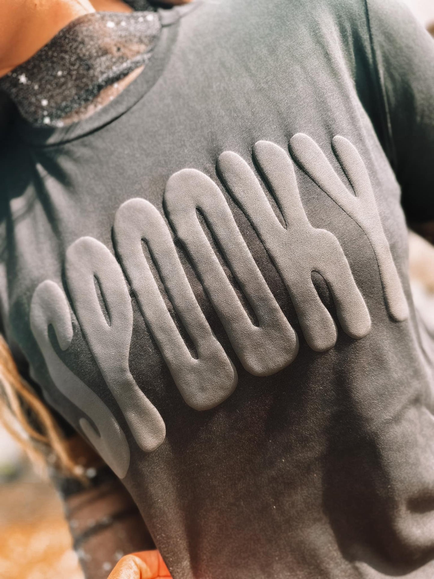 SPOOKY PUFF T-Shirt - Black