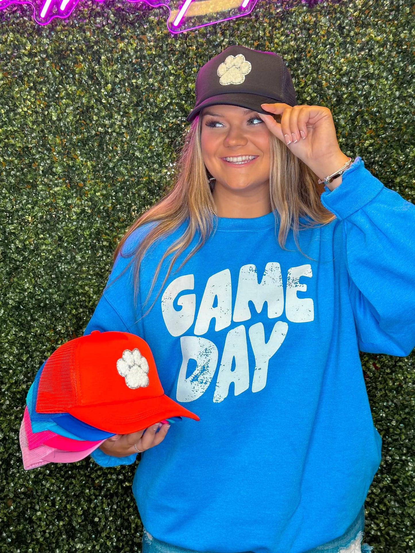 Game Day Print Sweatshirt