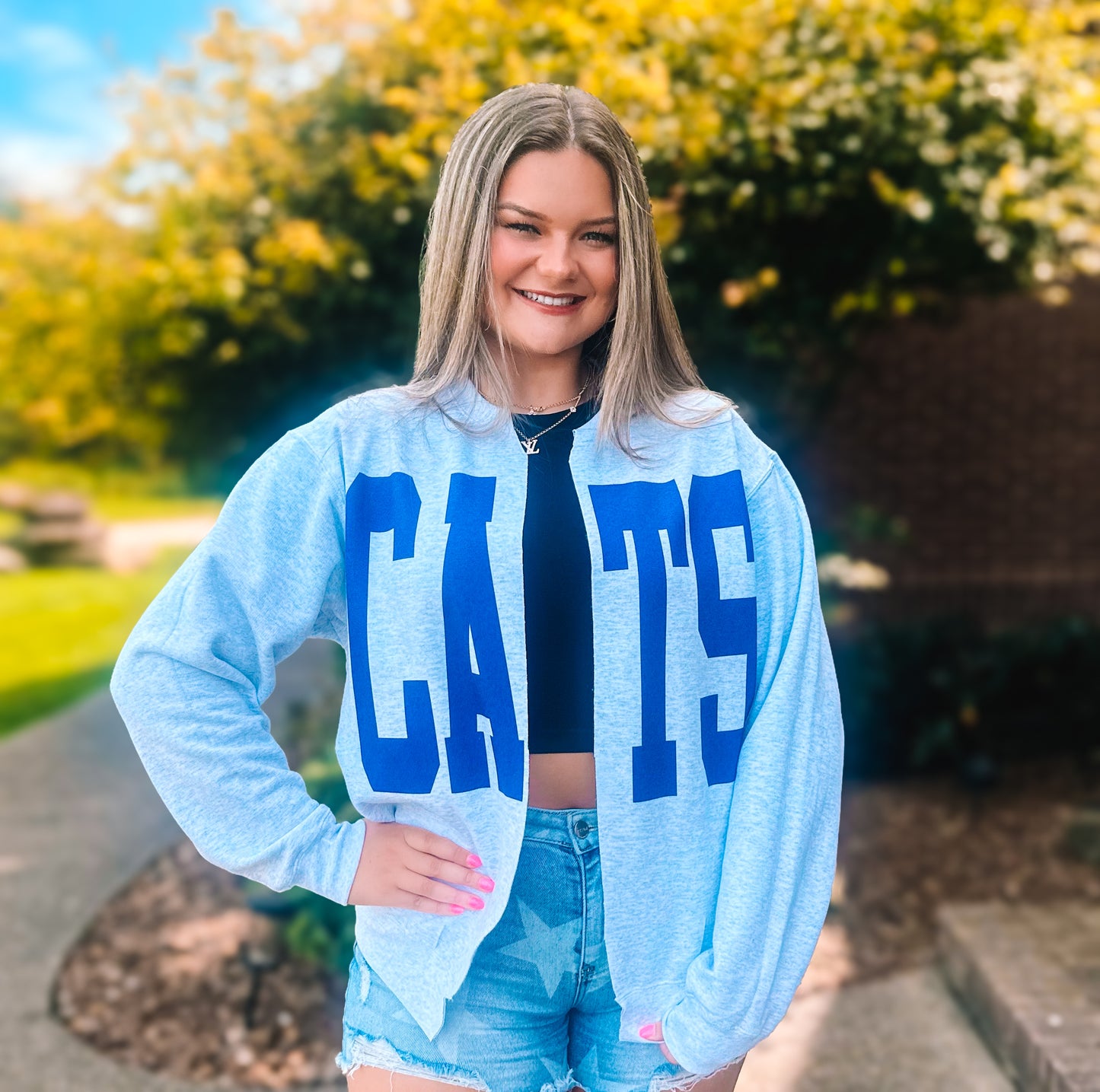 Split Cardigan Crew - Customize