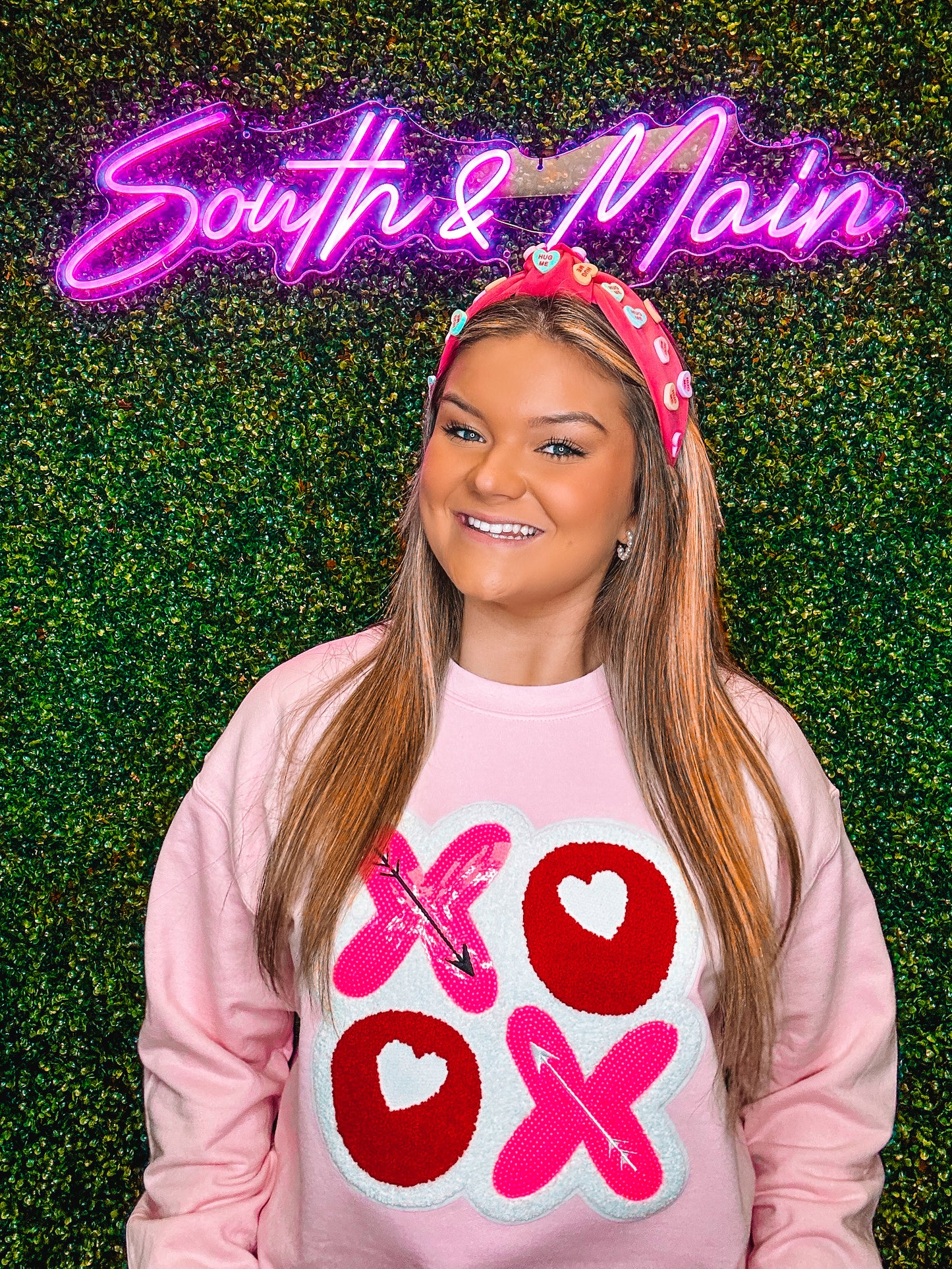 XOXO Chenille Sweatshirt