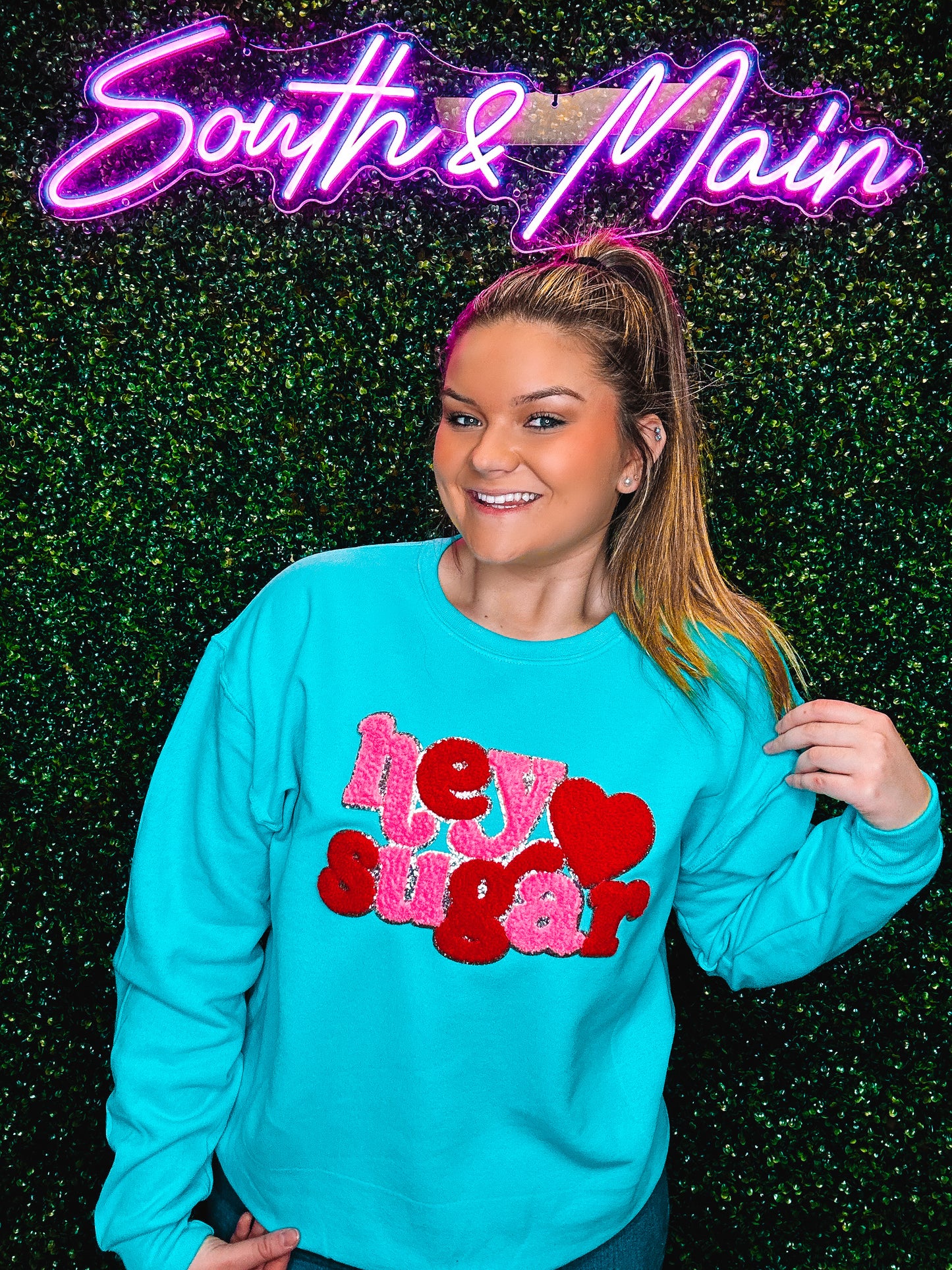 Hey Sugar Chenille Sweatshirt