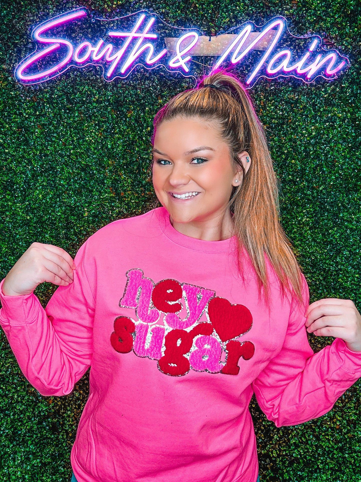 Hey Sugar Chenille Sweatshirt