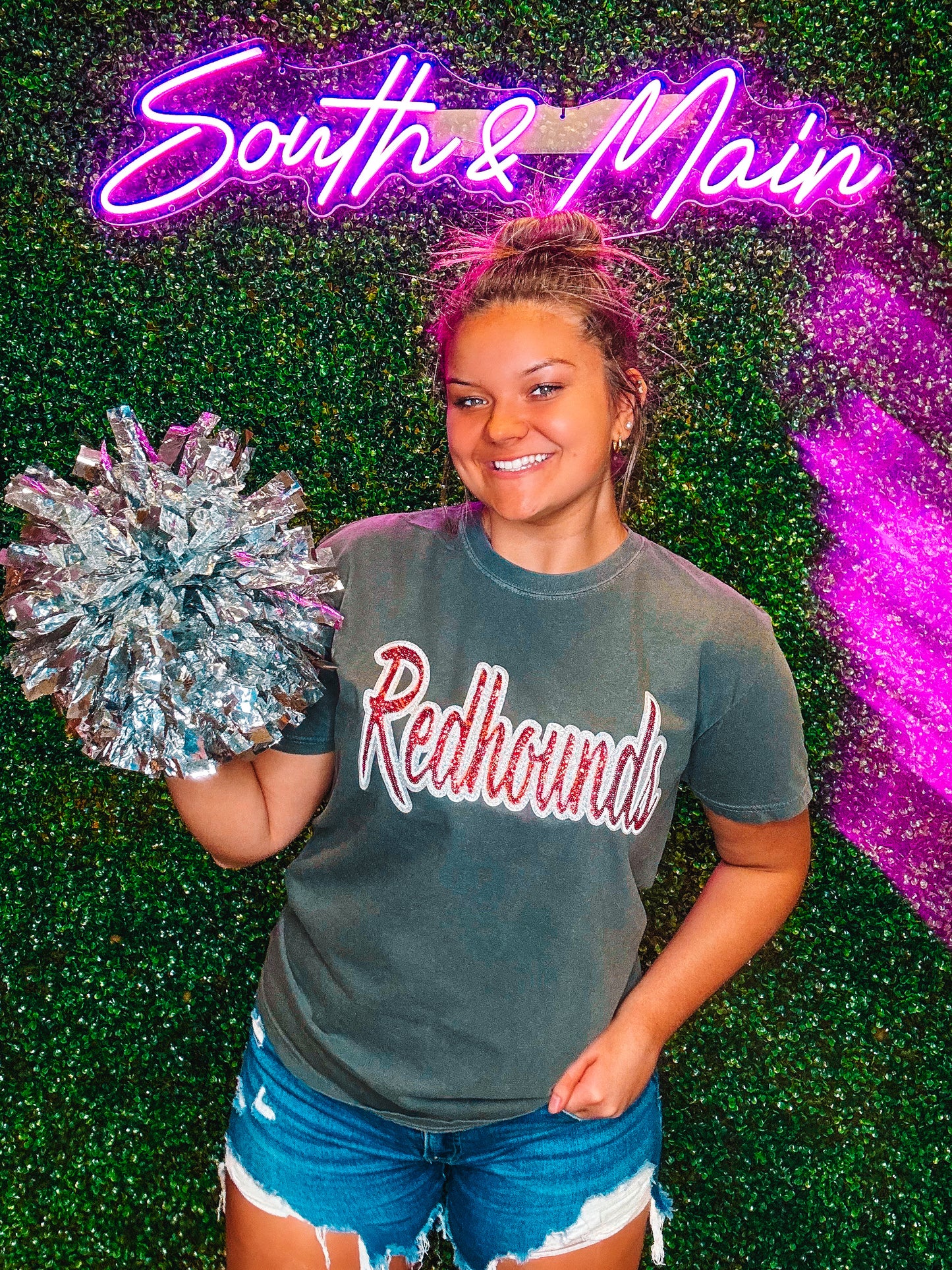 Redhounds Sequin Comfort Colors T-Shirt