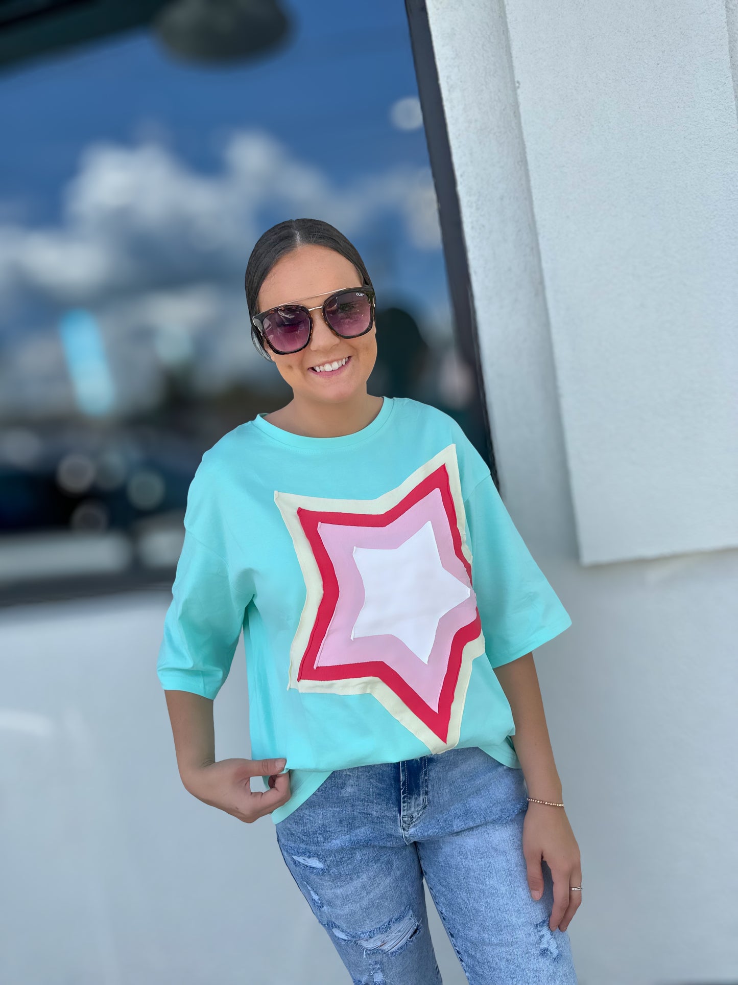 Star Patchwork Top