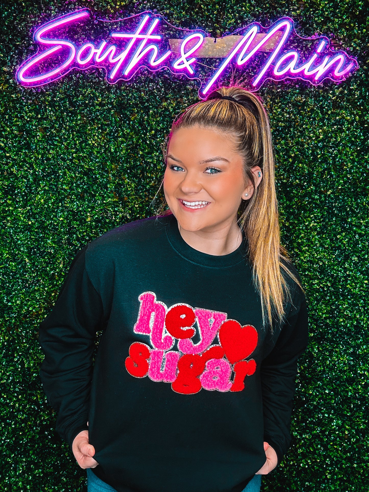 Hey Sugar Chenille Sweatshirt