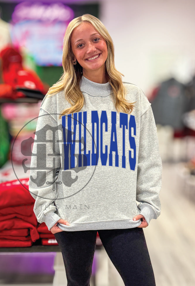 KENTUCKY 2-Sided Mock Neck Sweatshirt