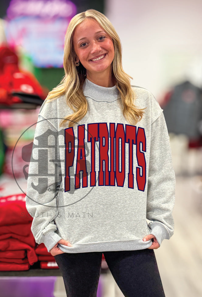 CUMBERLANDS 2-Sided Mock Neck Sweatshirt