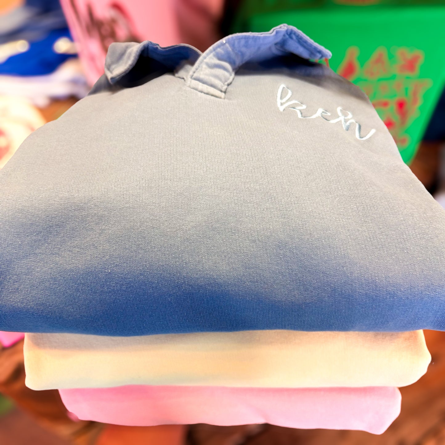 Embroidered Sweatshirt Pullover - Customizable