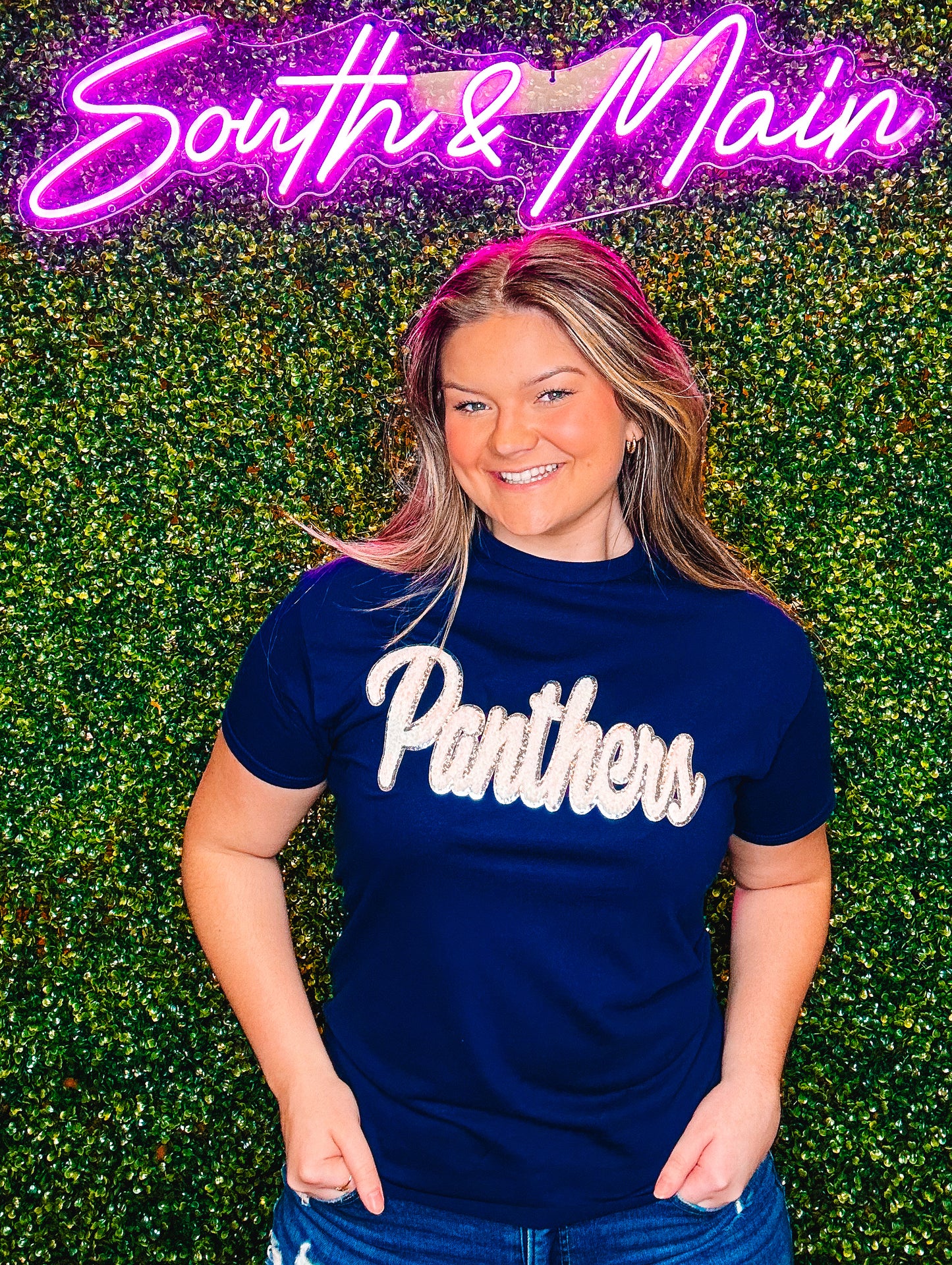 Panthers Chenille T-Shirt