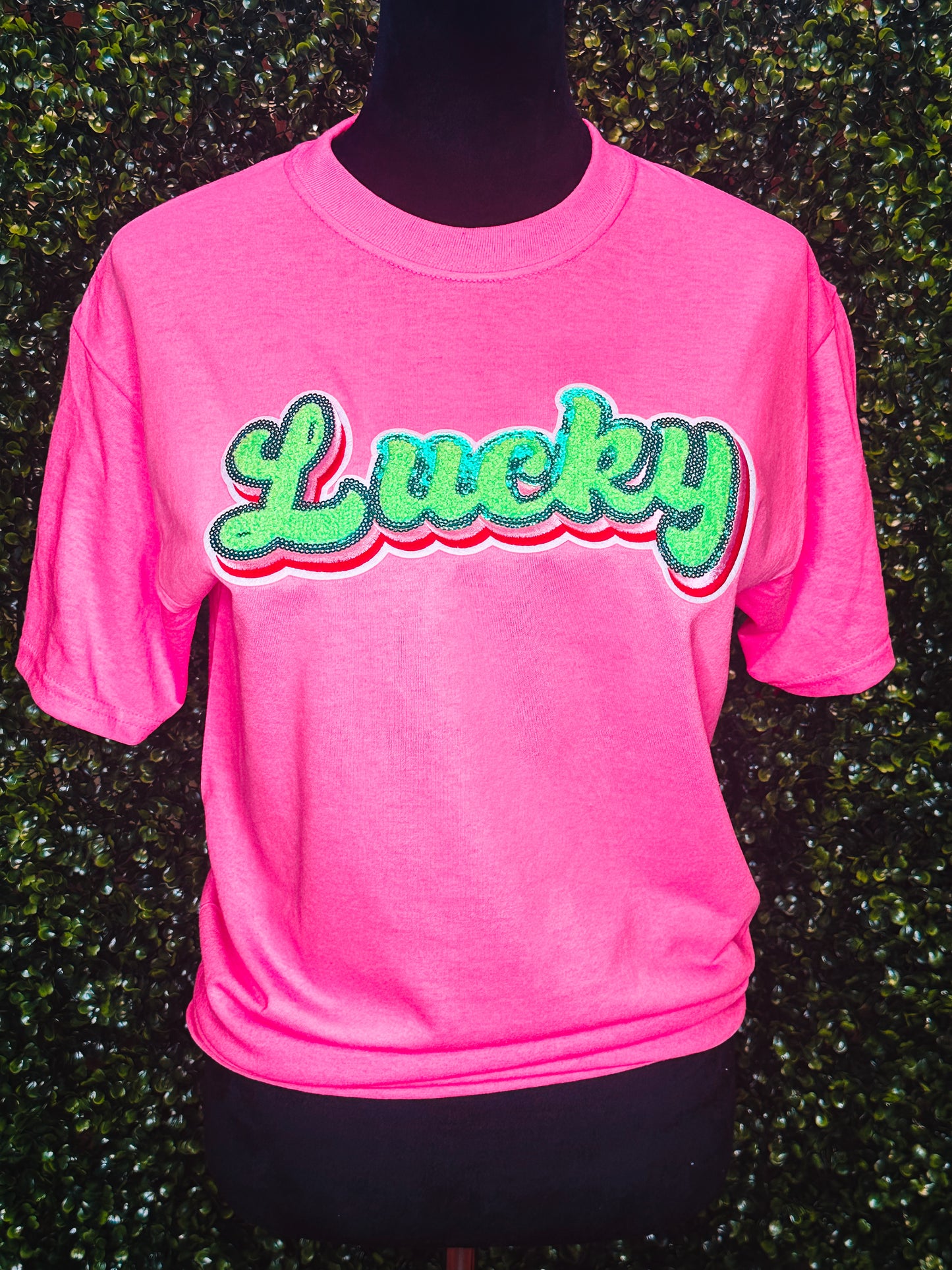 Multi-Color Lucky Sequin T-Shirt