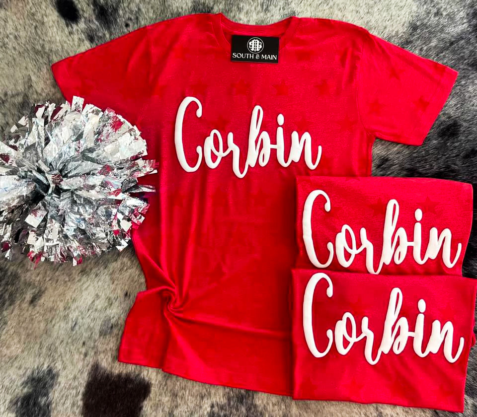 Corbin Puff Red Star T-Shirt
