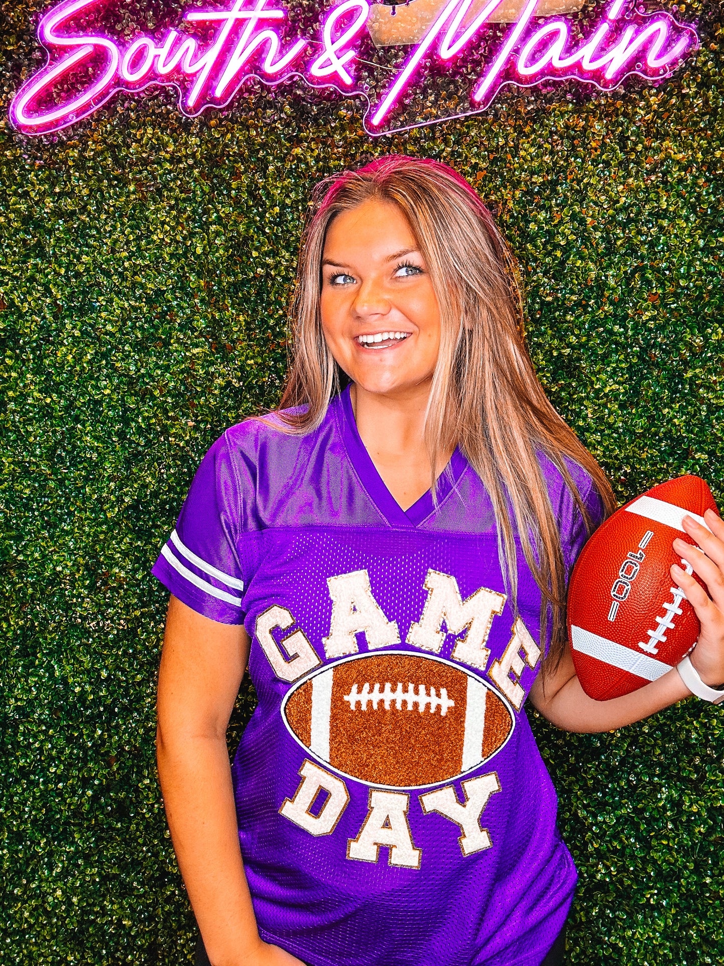 GAME DAY Football Chenille Jersey
