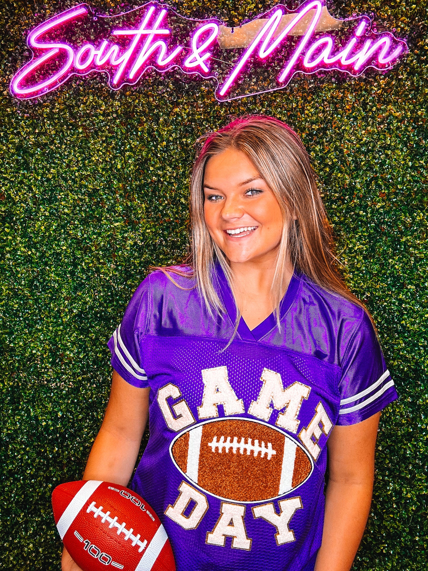 GAME DAY Football Chenille Jersey