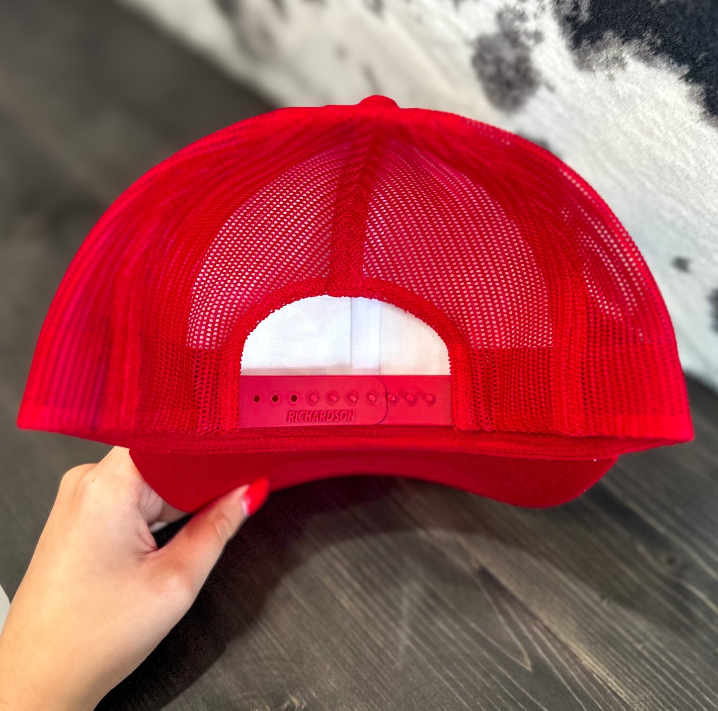 Corbin Red/White Richardson Hat
