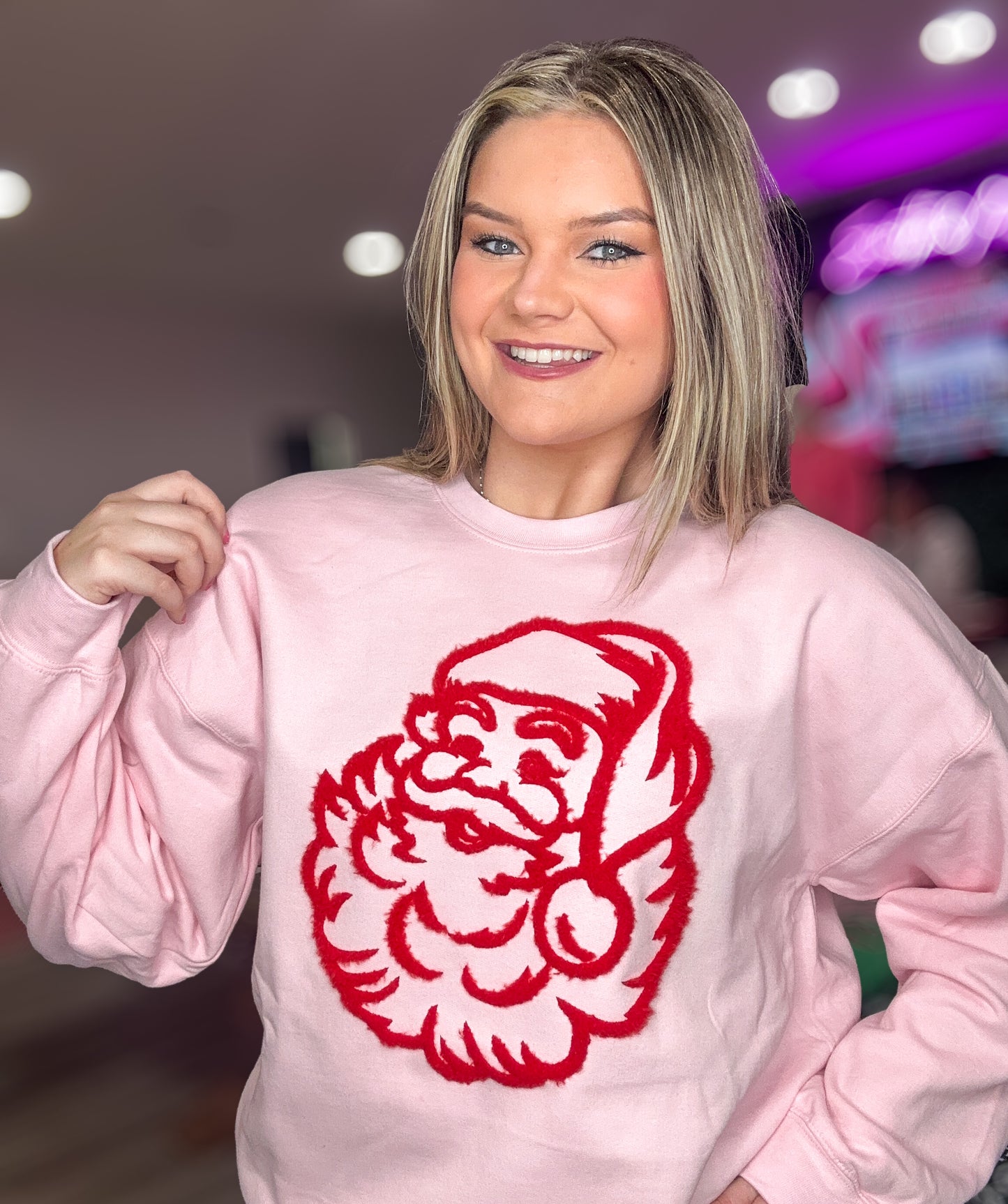Santa Claus Fur Sweatshirt