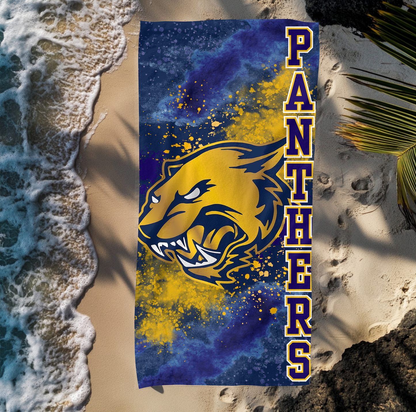 PANTHERS Beach Towel