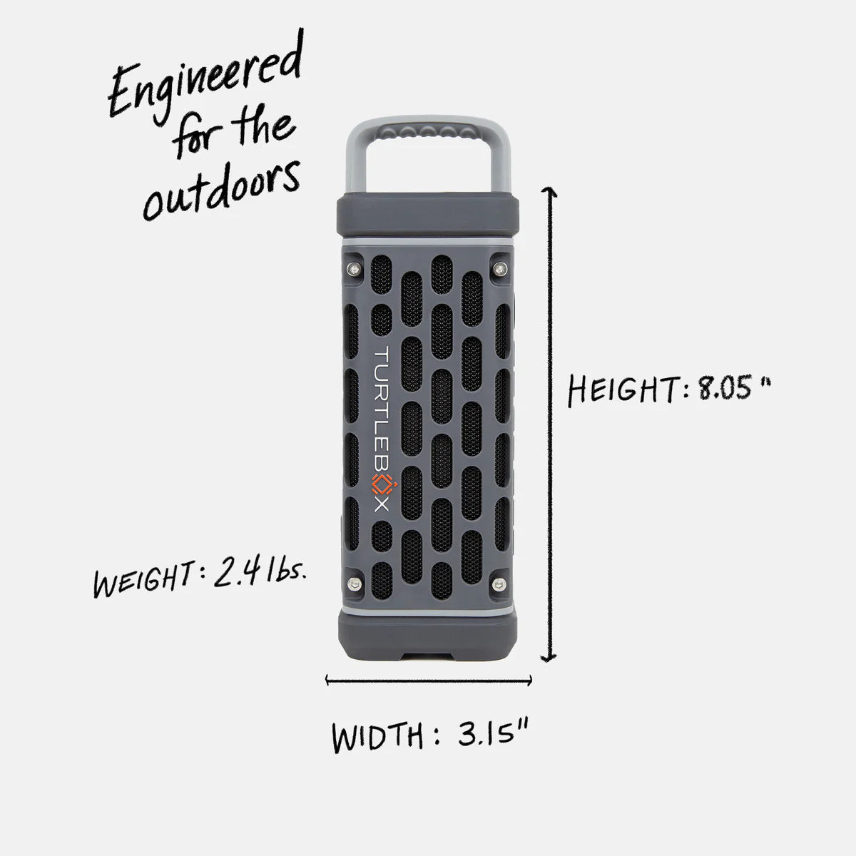 TURTLEBOX Ranger Speaker / Gray