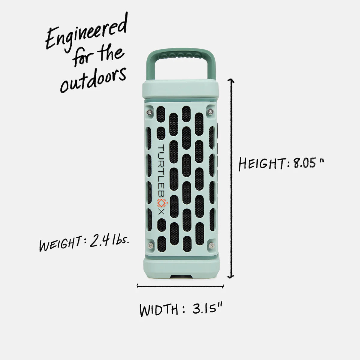 TURTLEBOX Ranger Speaker / River Rock