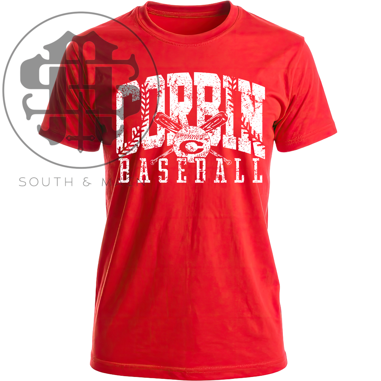 CORBIN BASEBALL Distressed T-Shirt