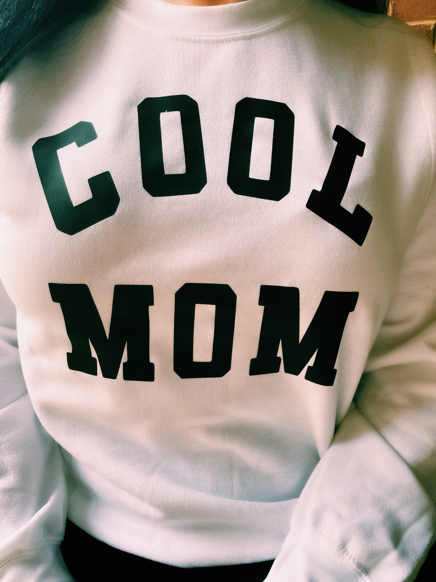 Cool Mom Sweatshirt (White)