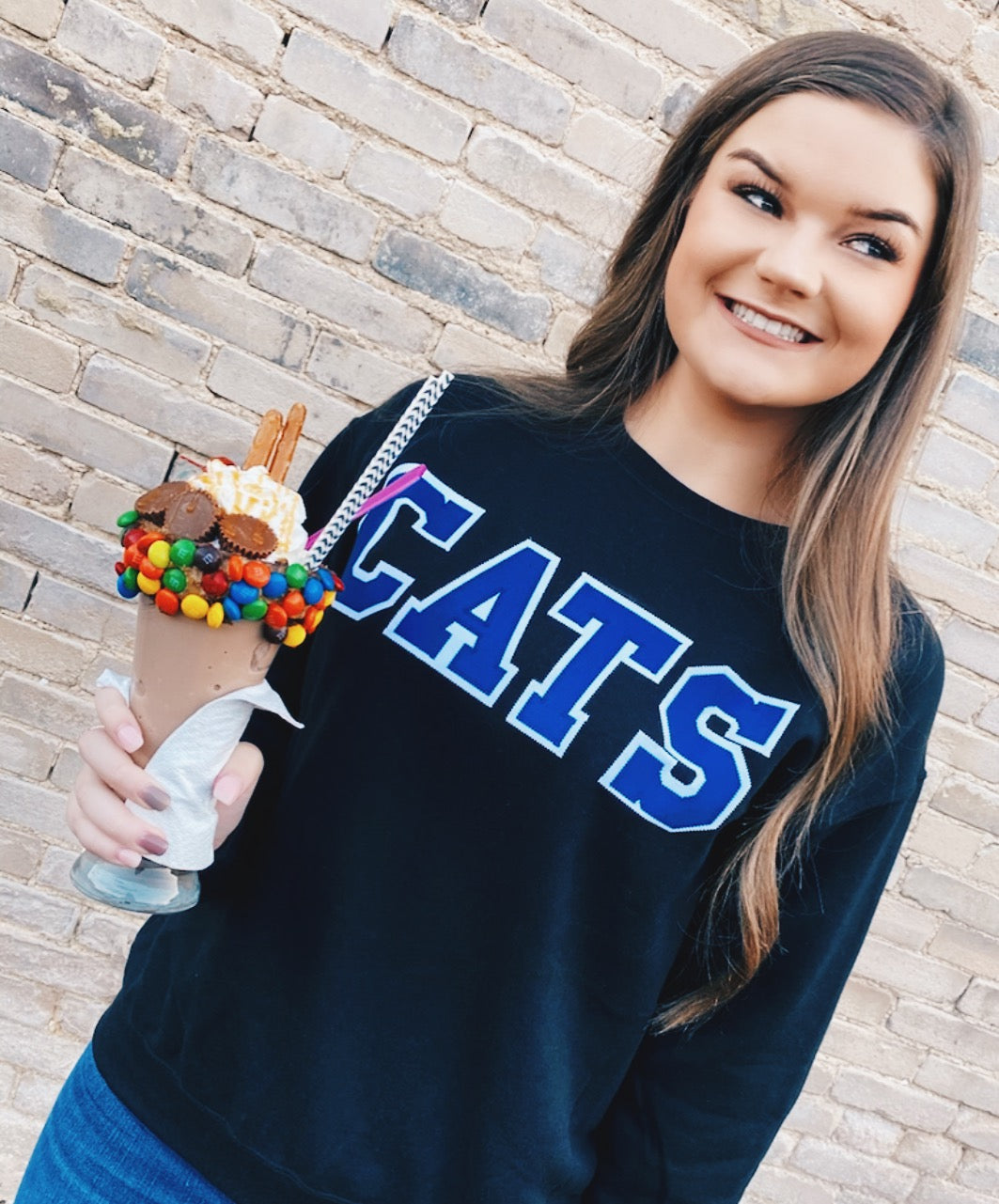 CATS Crewneck Sweatshirt (Black)