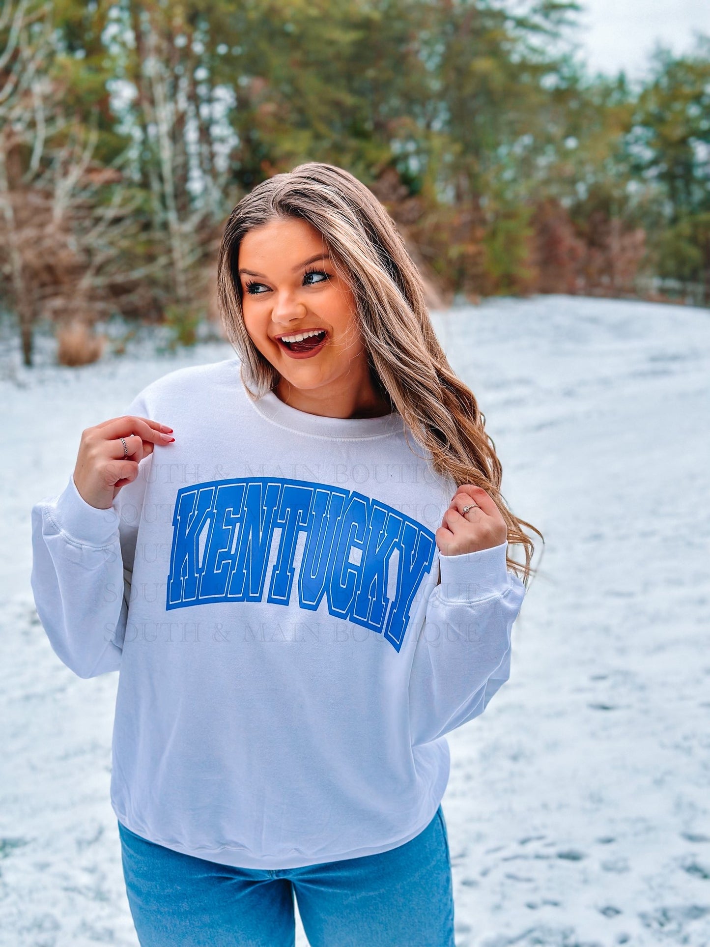 KENTUCKY Puff Sweatshirt (White)