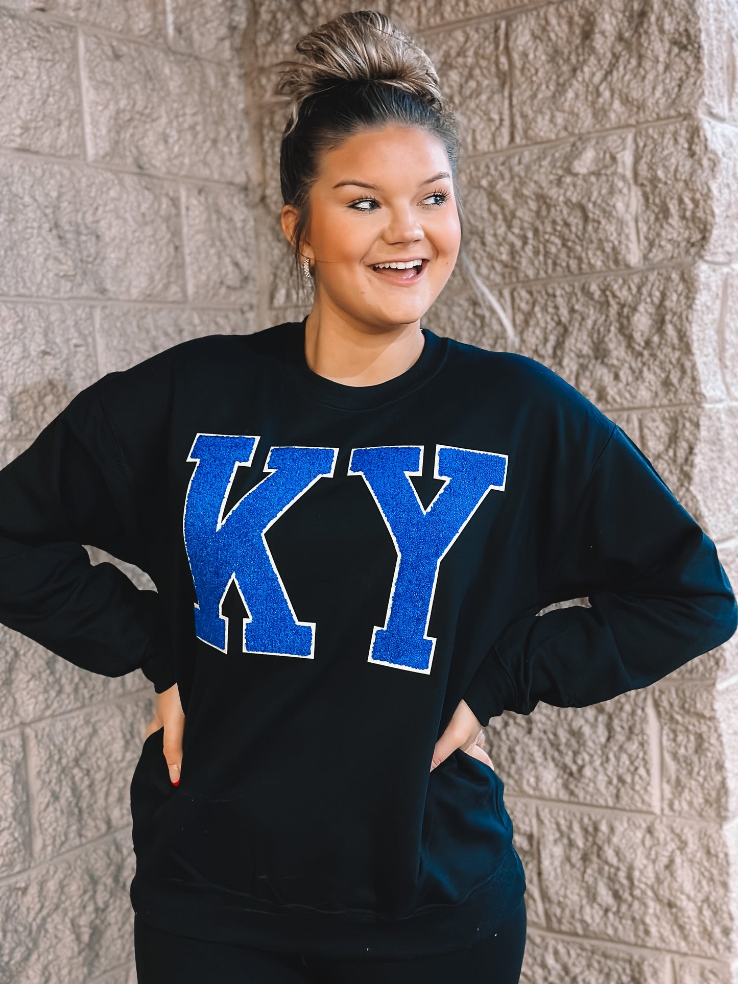 Royal Blue KY Chenille Sweatshirt