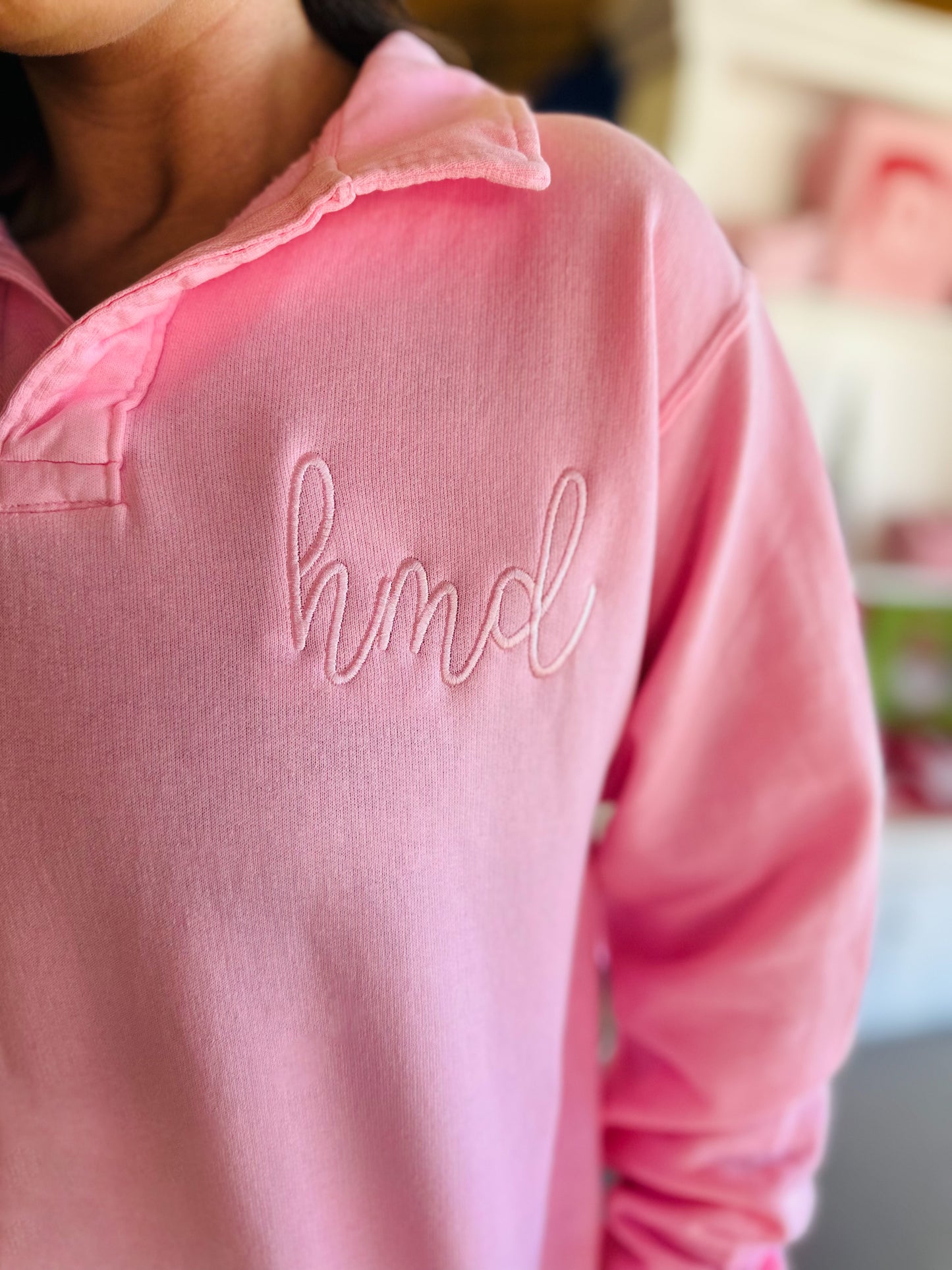 Embroidered Sweatshirt Pullover - Customizable