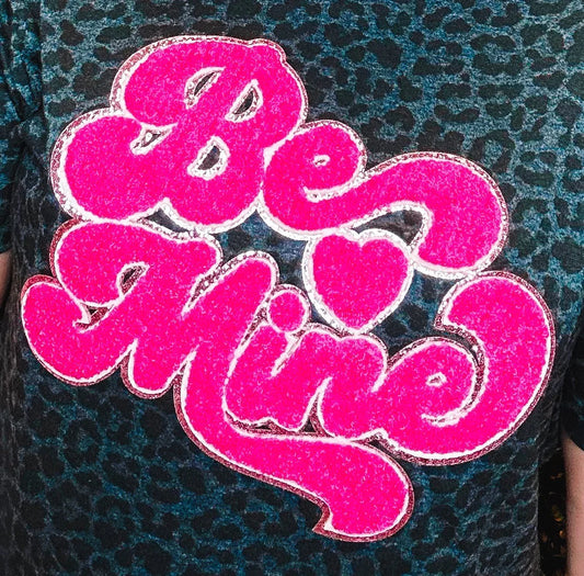 Hot Pink Be Mine Patch