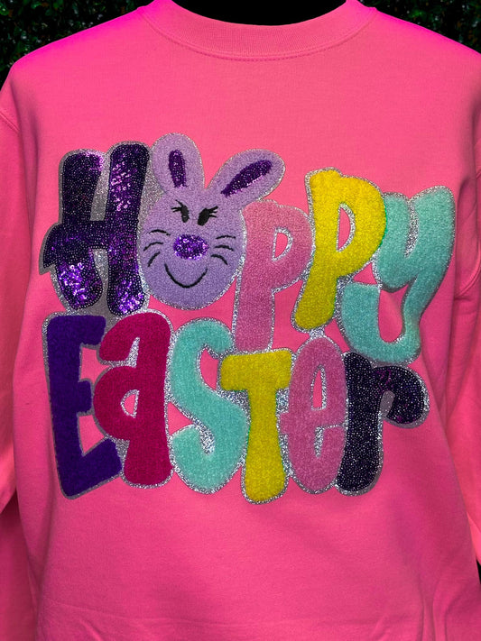 HAPPY EASTER Chenille Patch