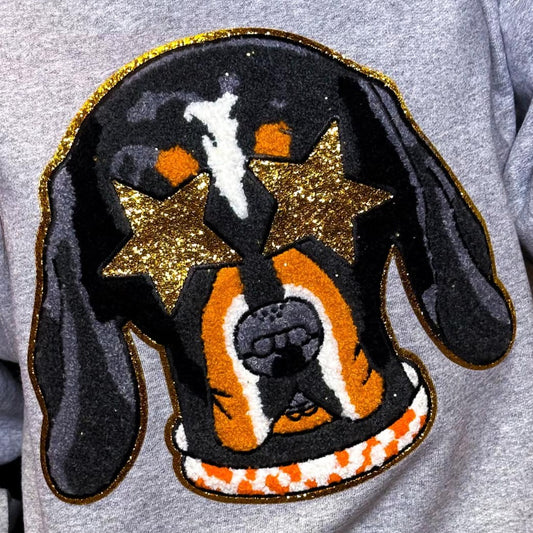 Smokey Dog Mascot Patch