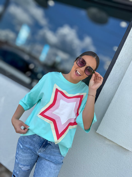 Star Patchwork Top