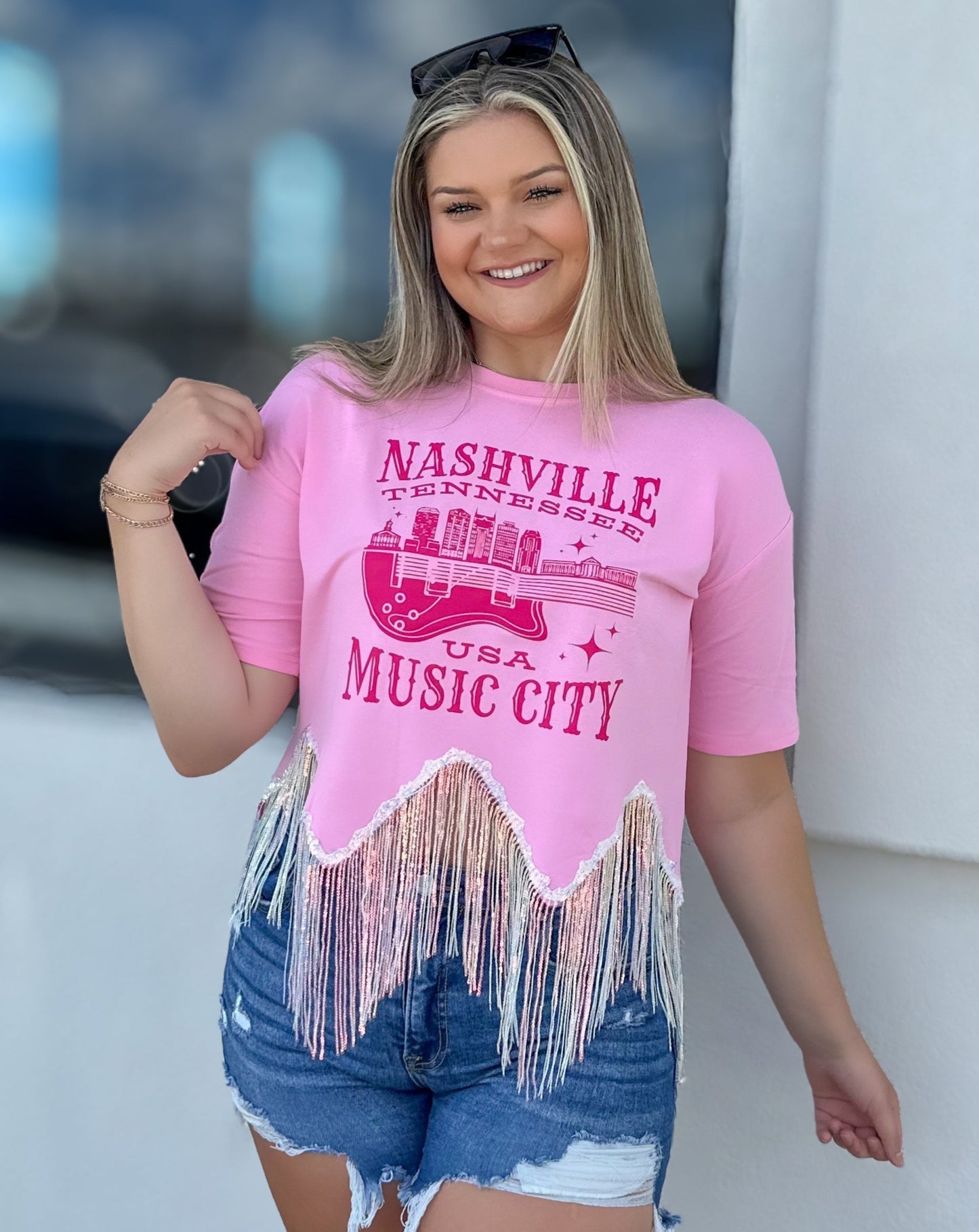 Fringe Nashville Pink Top