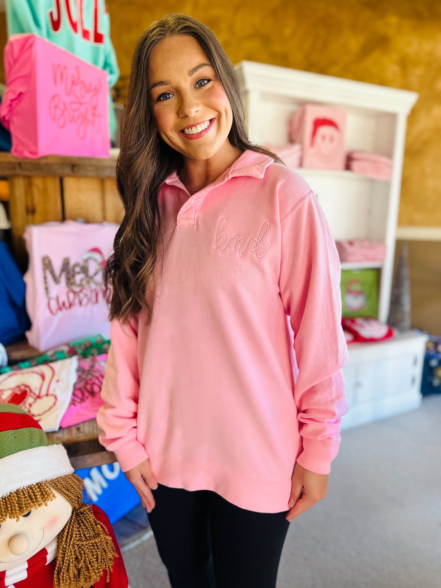 Embroidered Sweatshirt Pullover - Customizable