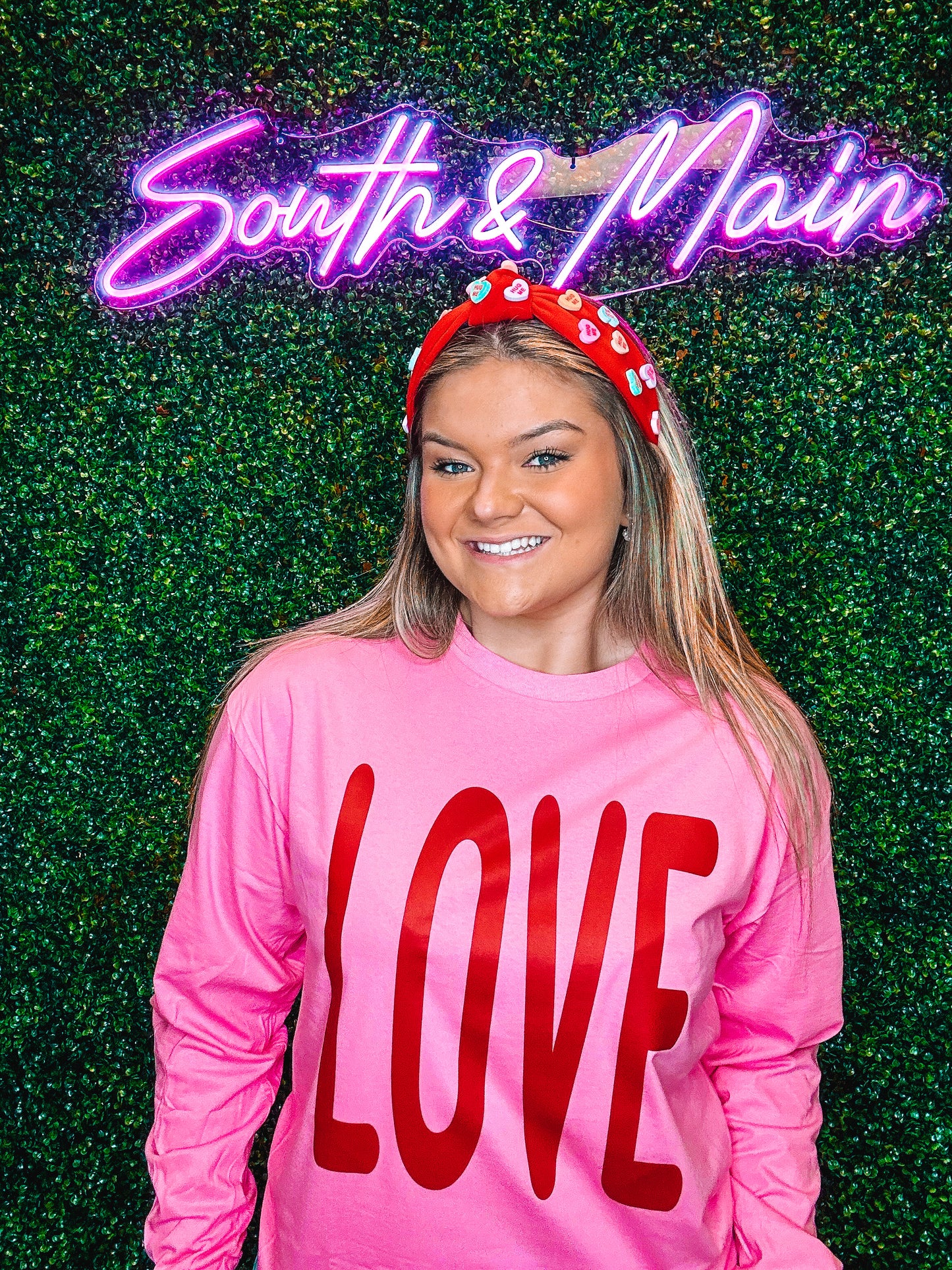 Endless LOVE Long Sleeve Shirt - Pink