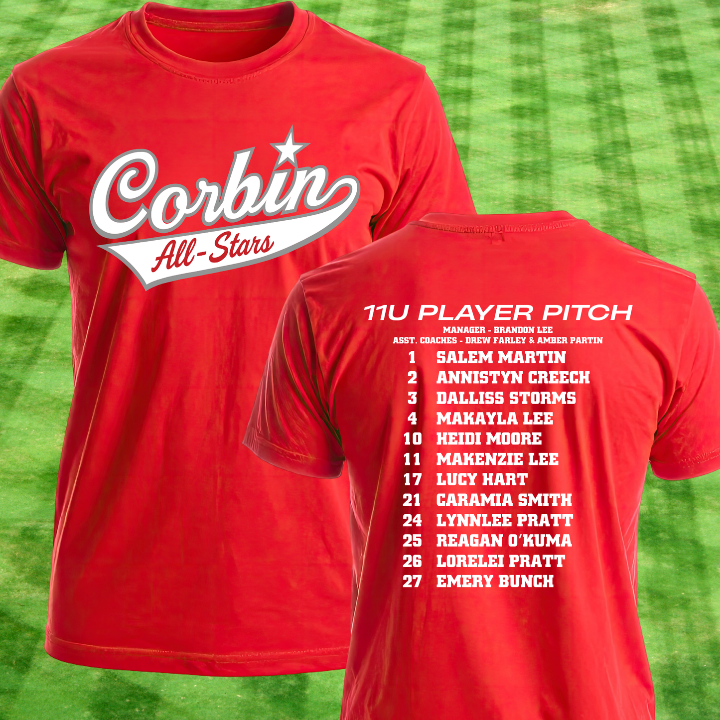 11U Softball Corbin All-Stars 2026 T-Shirt