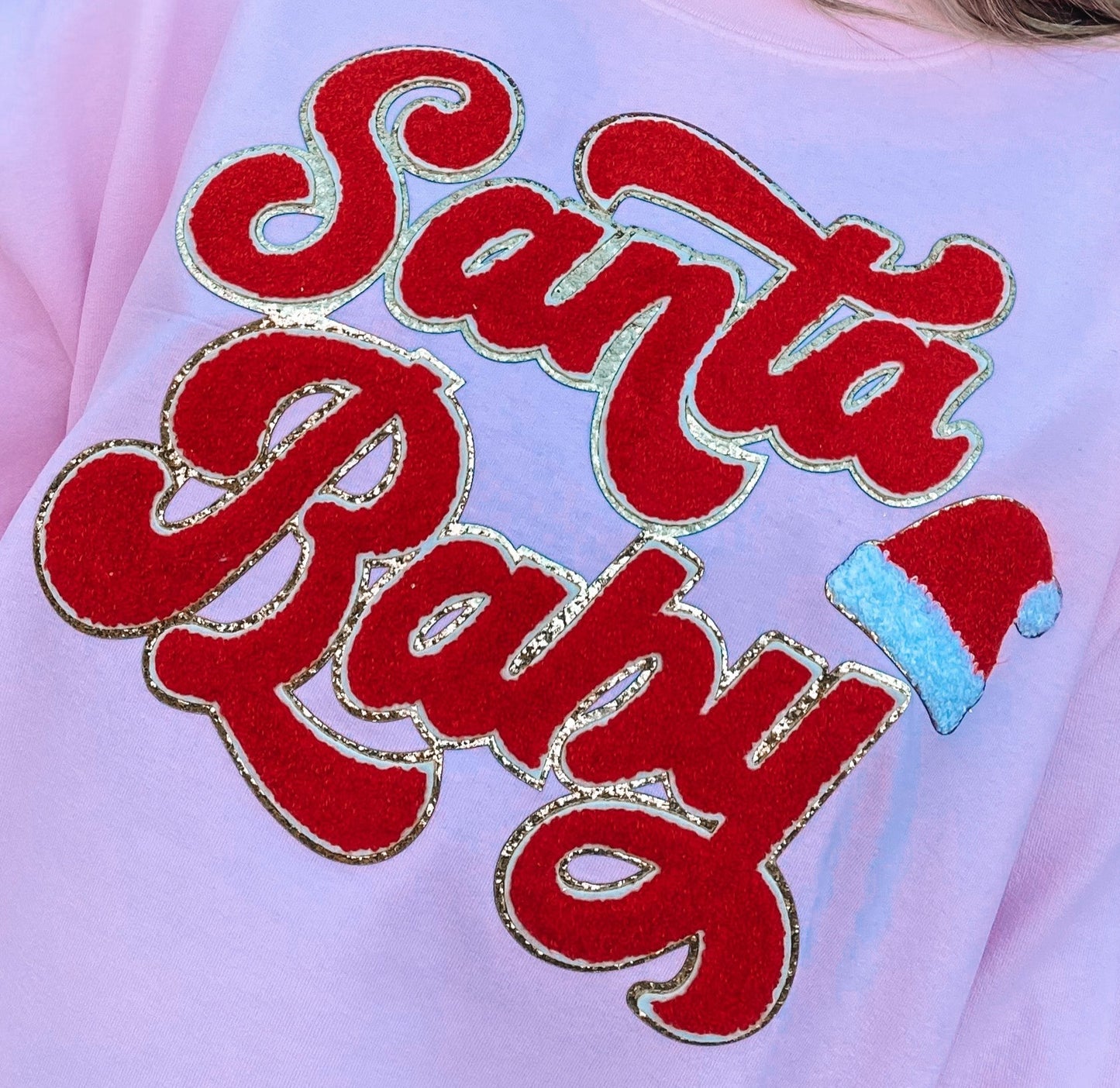 Red Santa Baby Patch