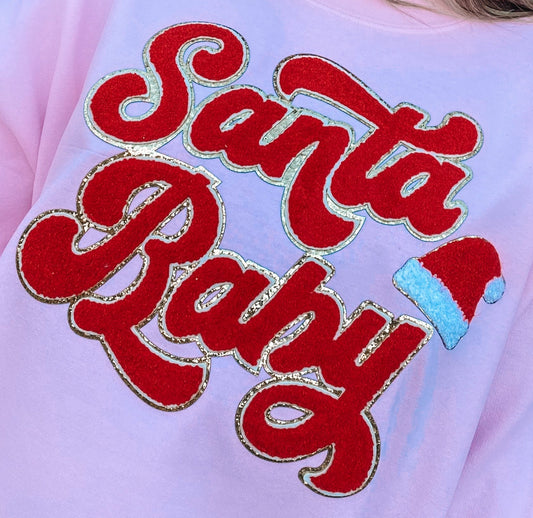 Red Santa Baby Patch