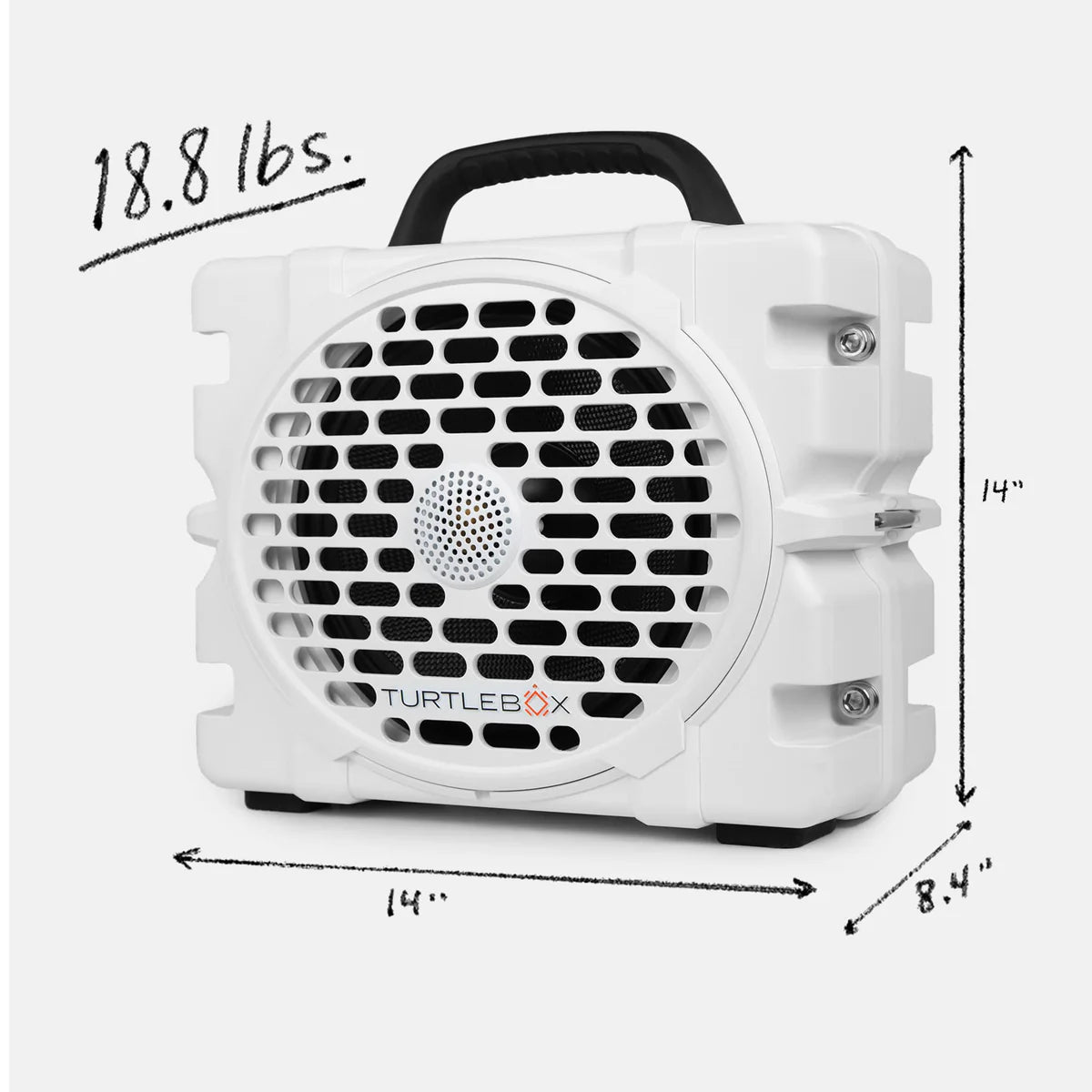 TURTLEBOX GRANDE Speaker / White
