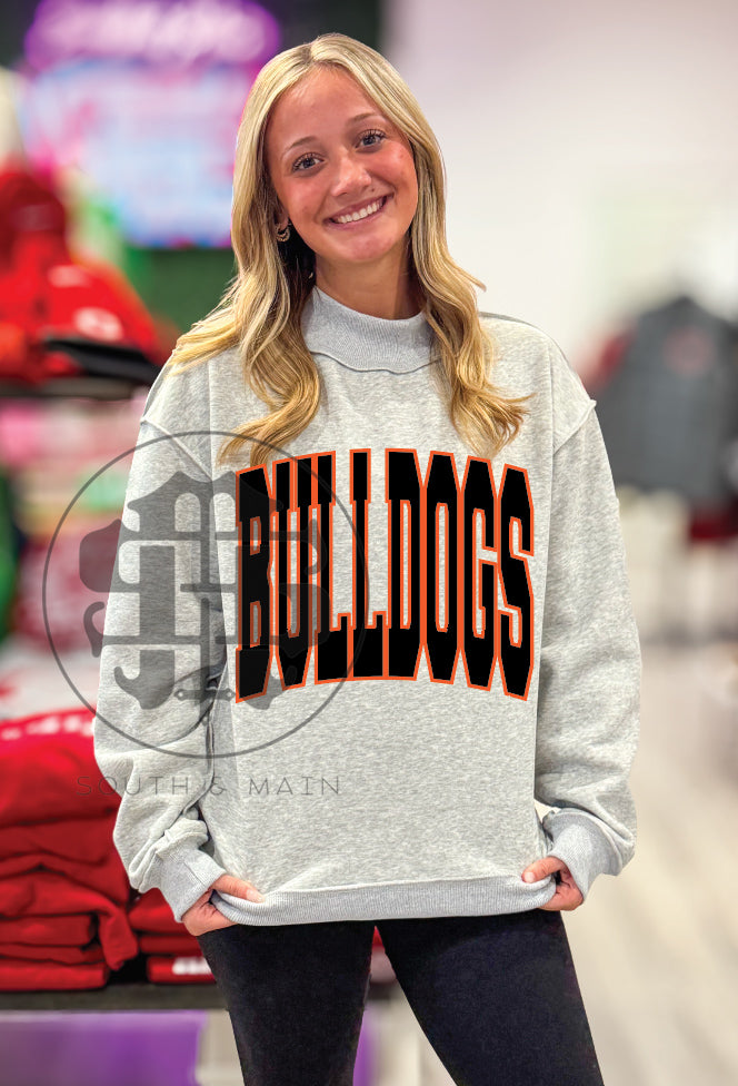 UNION 2-Sided Mock Neck Sweatshirt