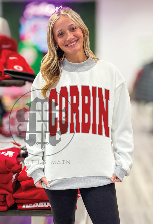 CORBIN 2-Sided Mock Neck Sweatshirt