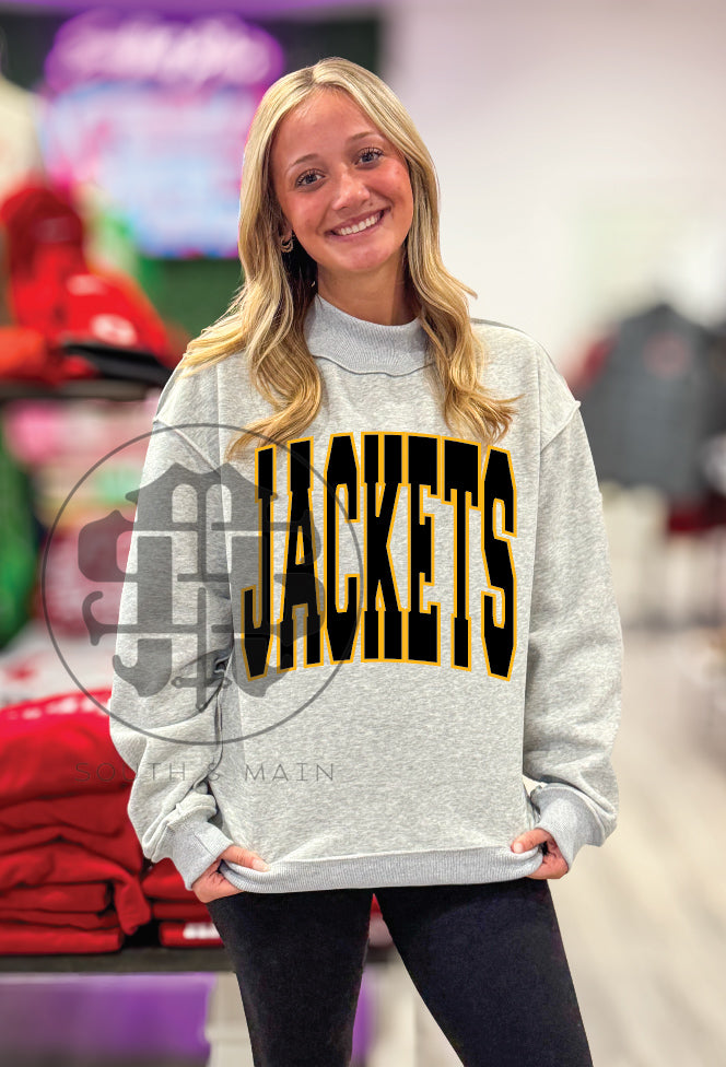 MIDDLESBORO 2-Sided Mock Neck Sweatshirt