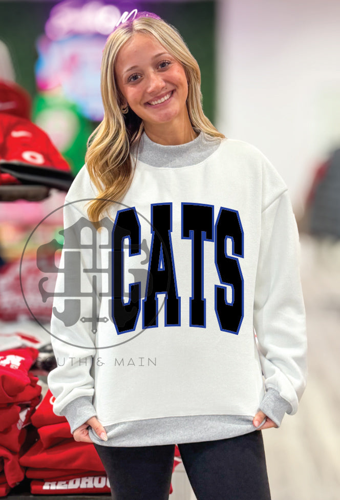 BELL COUNTY 2-Sided Mock Neck Sweatshirt