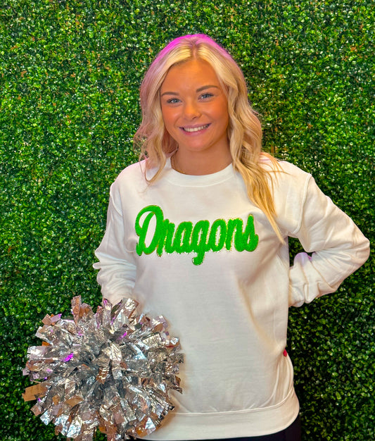 Dragons Chenille Sweatshirt