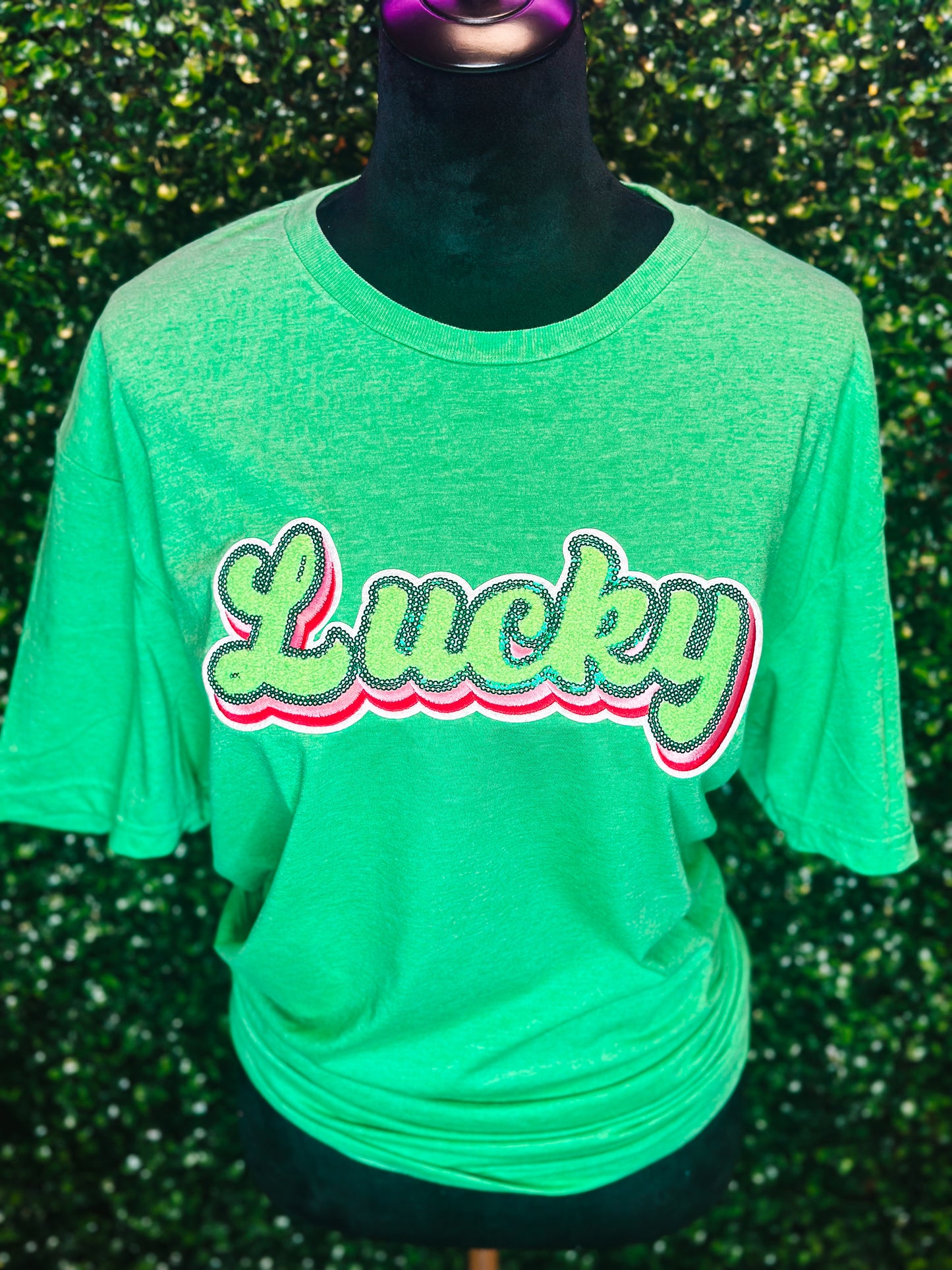 Multi-Color Lucky Sequin T-Shirt