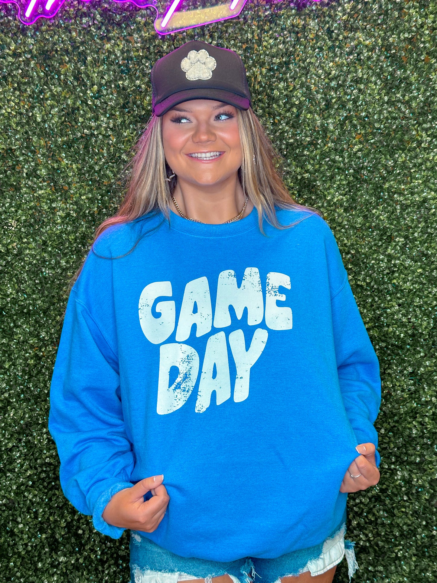 Game Day Print Sweatshirt